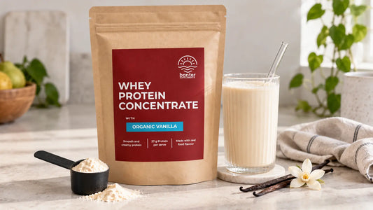 Banter Whey Protein Concentrate with protein shake in Australia