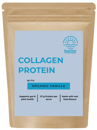 Banter Supplements Collagen Protein Organic Vanilla