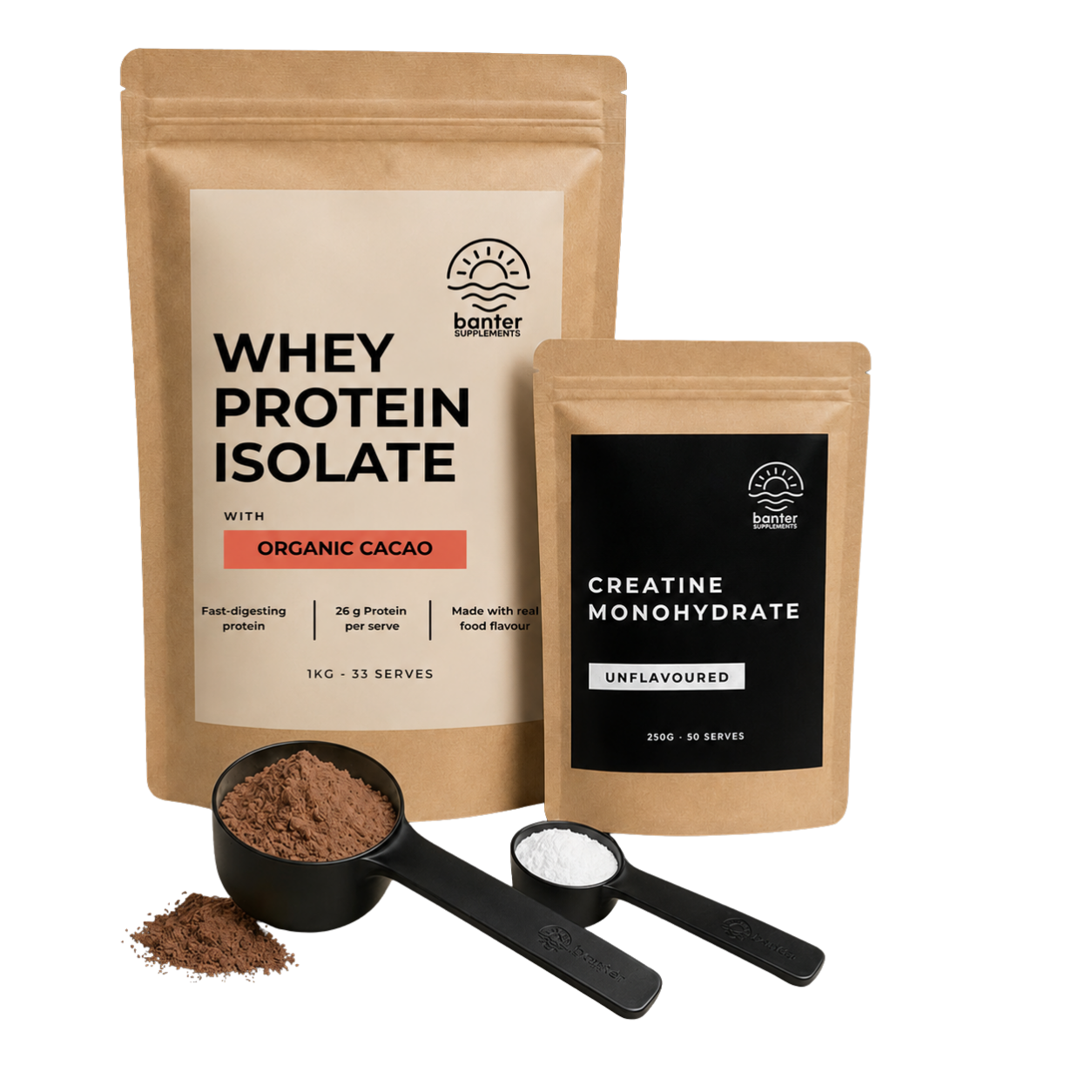 Whey Protein Isolate Starter Pack with Creatine